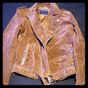 Zara leather jacket Small